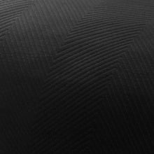 Black Chevron Cotton-Blend European Pillowcase